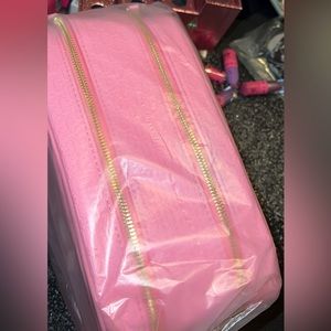 Jeffrey Star PINK double zippered train case SOLD OUT!